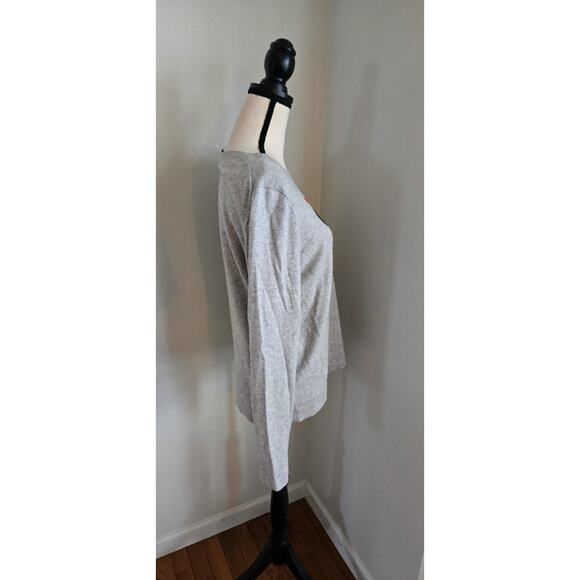 J. Crew womens scottie dog gray sweater large - Picture 2 of 6